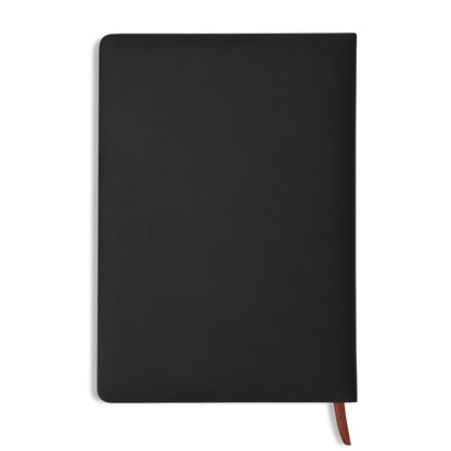 Good Yawning Engraved Black Notebook