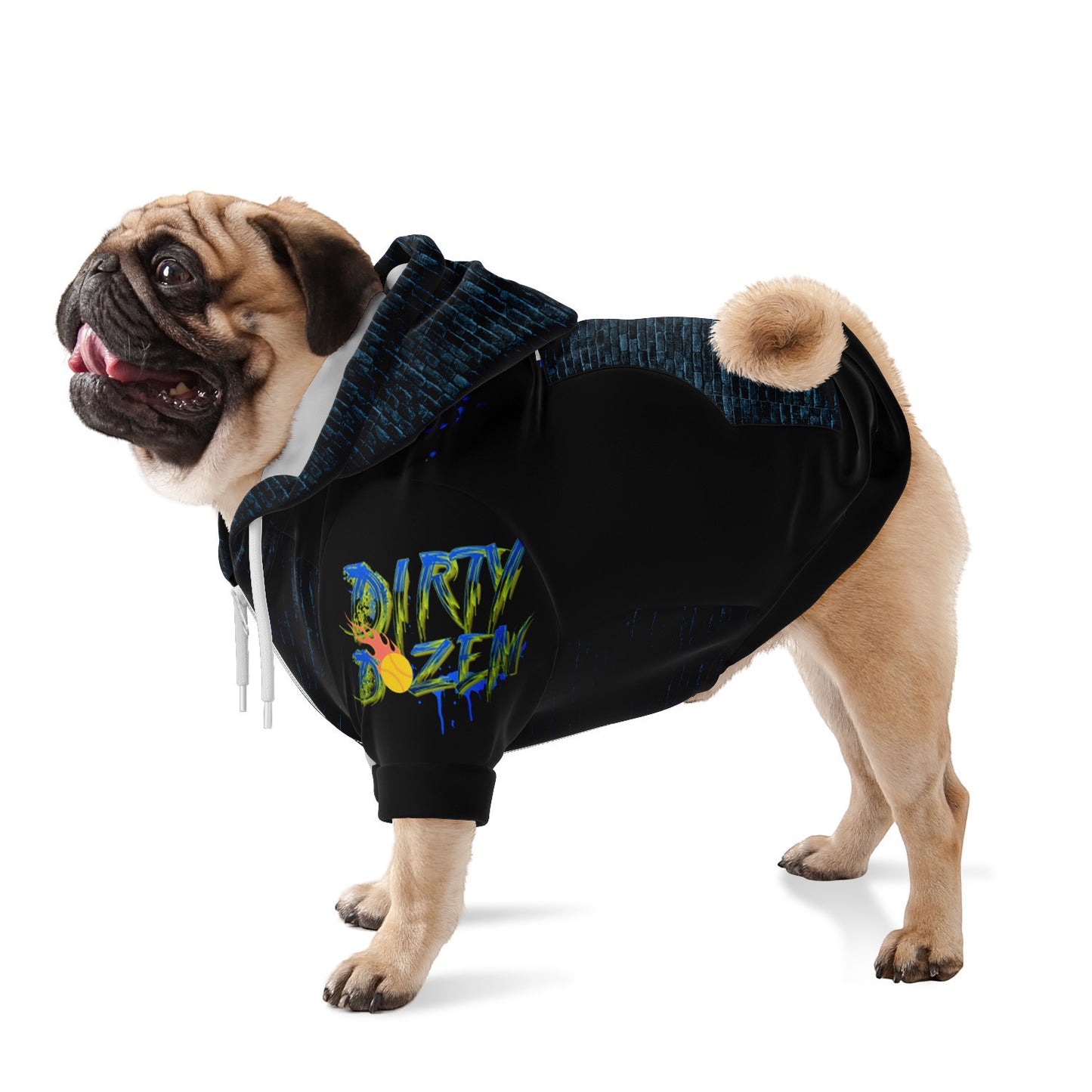 Dirty Dozen Zip-Up Hoodie - CUSTOM AOP - Team Mascot