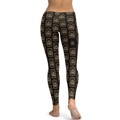 Soft Ladies Pattern Good Looking Tight Yoga Pants