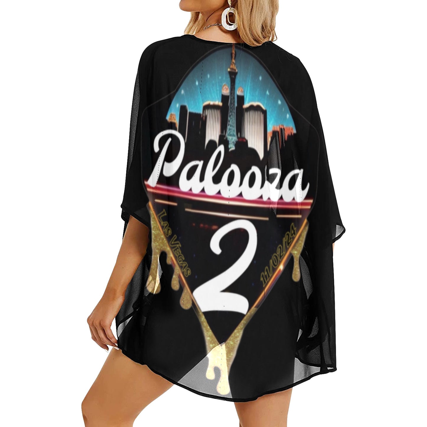 Official Palooza 2 Merch (Women’s Kimono Chiffon Cover Up)