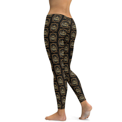 Soft Ladies Pattern Good Looking Tight Yoga Pants